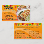 Taco Service Visitekaartjes (Voorkant / Achterkant)