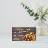 Taco Service Visitekaartjes (Staand voorkant)