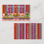 Taco Service Visitekaartjes (Voorkant / Achterkant)