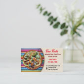 Taco Service Visitekaartjes (Staand voorkant)