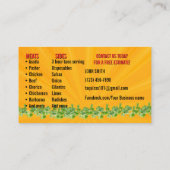 Taco Service Visitekaartjes (Achterkant)