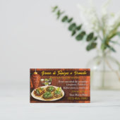 Taco Service Visitekaartjes (Staand voorkant)