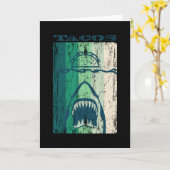 TACO SHARK  Funny Taco Lover Taco Dinsdag Kaart (Gele Bloem)