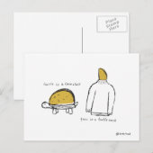 taco shell briefkaart (Voorkant / Achterkant)