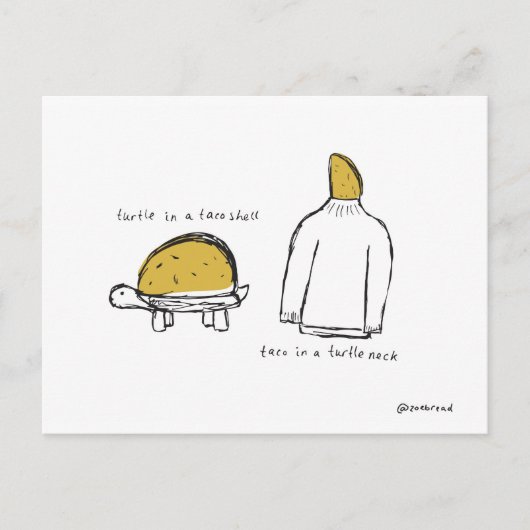 taco shell briefkaart (Voorkant)