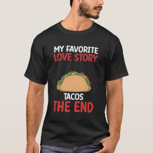 Taco Siesta Fiesta Tacos Herhaal Mexicaans eten T-shirt