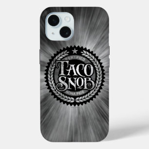 Taco Snob - grappige taco liefhebber iPhone 15 Case