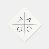 Taco (Spelen op Fixer Upper, Waco) Word Art Servet (Hoek)