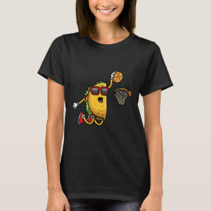 Taco spelende skelet Mexicaanse Cinco De Mayo kind T-shirt
