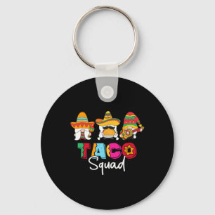 Taco Squad Cinco de Mayo Funny Cute Mexican Food L Sleutelhanger