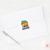 Taco Squad, Cinco de Mayo Ronde Sticker (Envelop)
