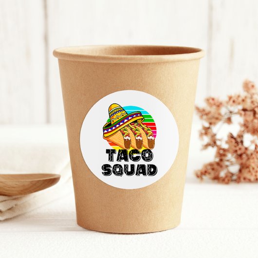 Taco Squad, Cinco de Mayo Ronde Sticker
