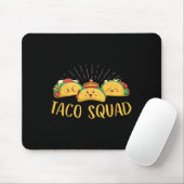Taco Squad Grappige Cinco de Mayo Mexicaanse eten Muismat (Met muis)