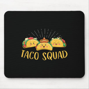 Taco Squad Grappige Cinco de Mayo Mexicaanse eten Muismat