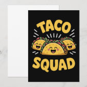 Taco Squad - Leuke Fiesta Crew Kaart (Voorkant / Achterkant)
