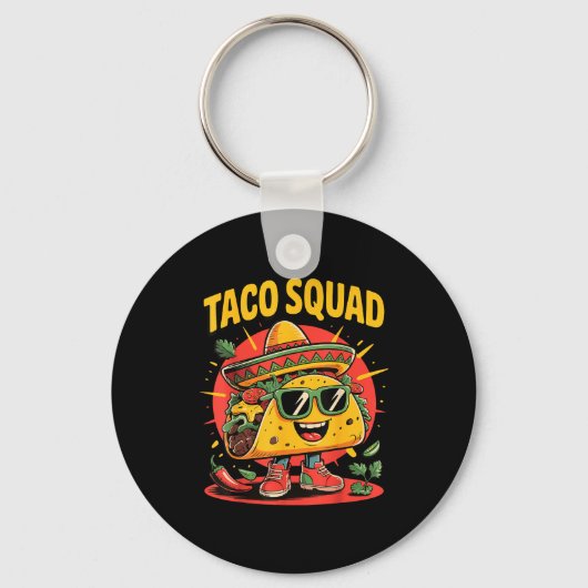 Taco squad sleutelhanger (Voorkant)