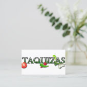 Taco stands visitekaartje (Staand voorkant)