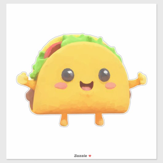 Taco Sticker (Vel)