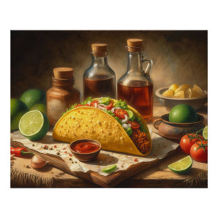 Taco Stilleven geïnspireerd Perfect Poster