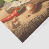 Taco Stilleven Vintage Geïnspireerde Decoupage Tissuepapier (Detail)