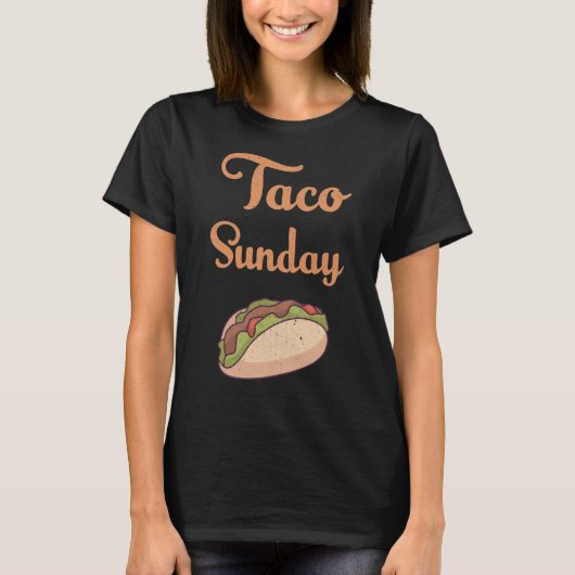 taco sunday t-shirt (Voorkant)