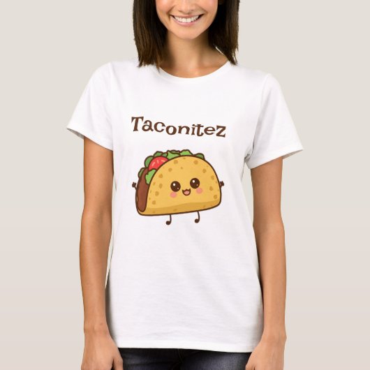 Taco T-Shirt - Fun Kawaii Food Tee (Voorkant)