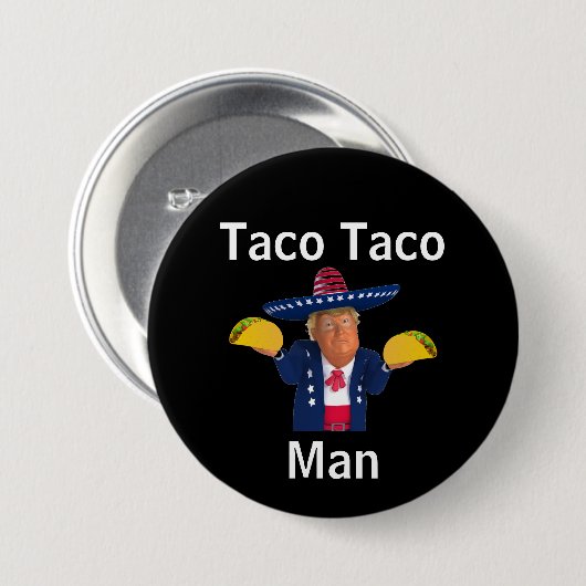 Taco Taco Man Button (Voorkant /achterkant)