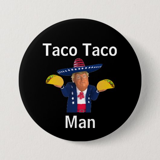 Taco Taco Man Button (Voorkant)