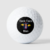Taco Taco Man golfballen (Voorkant)