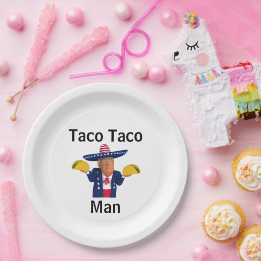 Taco Taco Man Paper Bord (Feest)