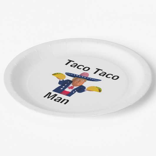 Taco Taco Man Paper Bord (Gekanteld)