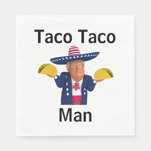 Taco Taco Man Papier servet (Voorkant)
