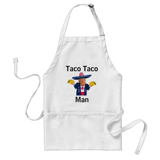 Taco Taco Man Schort (Voorkant)