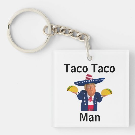 Taco Taco Man Sleutelhanger (voorkant)