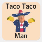 Taco Taco Man Sticker (Voorkant)