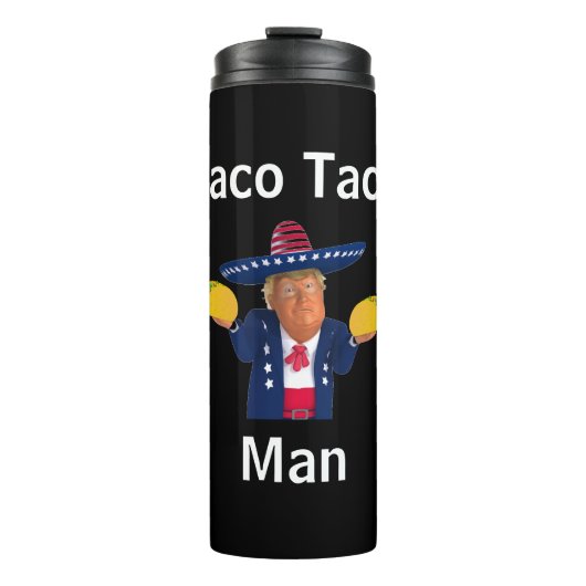 Taco Taco Man Thermal Tumbler Thermosbeker (Voorkant)