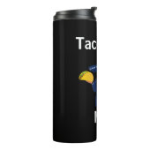 Taco Taco Man Thermal Tumbler Thermosbeker (Gedraaid links)