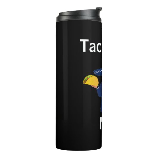Taco Taco Man Thermal Tumbler Thermosbeker (Gedraaid links)