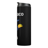 Taco Taco Man Thermal Tumbler Thermosbeker (Geroteerd rechts)