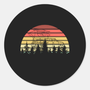 Taco Tacoma Overlanding Ronde Sticker