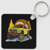 Taco Tacos Truck TRD Overlanding Overland 4x4 Truc Sleutelhanger (Achterkant)
