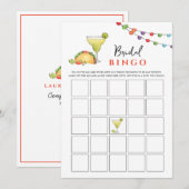 Taco & Tequila Fiseta Vrijgezellenfeest Bingogame Kaart (Voorkant / Achterkant)