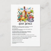 Taco & Tequila Mexican Fiesta Gastgegevens Informatiekaartje (Voorkant)