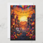 Taco & Tequila Nacho Gemiddelde Fiesta Verjaardags Kaart (Achterkant)