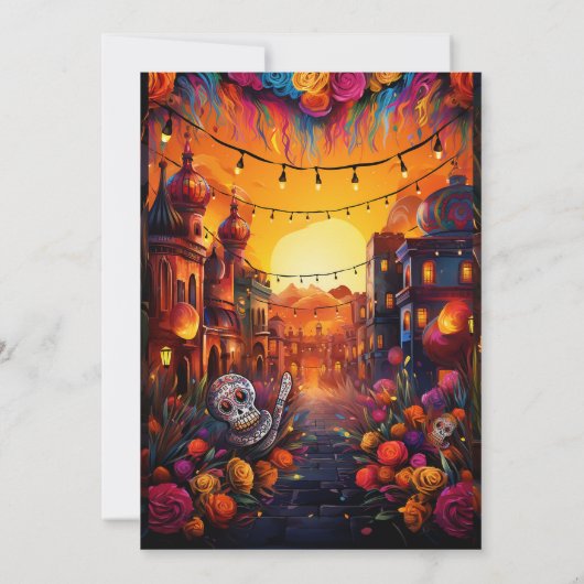 Taco & Tequila Nacho Gemiddelde Fiesta Verjaardags Kaart (Achterkant)