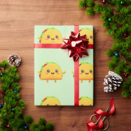 Taco Thee groen Cadeaupapier