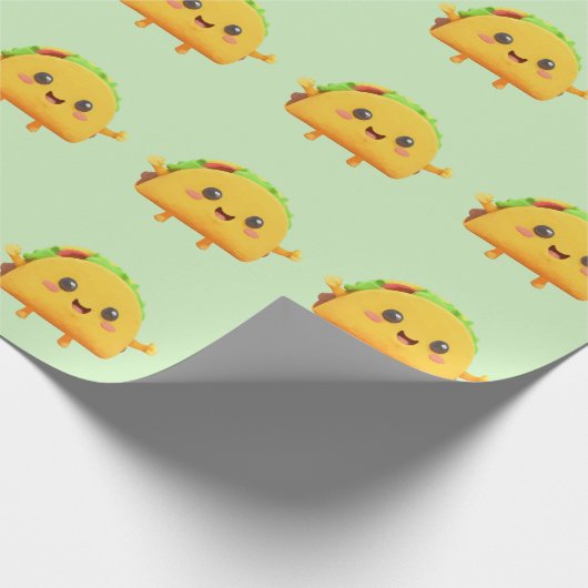 Taco Thee groen Cadeaupapier (Hoek)