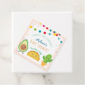 Taco | Thema "taco bout a baby" douche Bedankjes Labels (In situ)