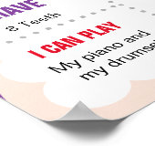 Taco Theme Birthday Girl Milestone Poster (Hoek)