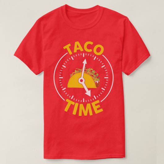 Taco Time Cinco de Mayo Mannen Vrouwen Kinder jong T-shirt (Design voorkant)
